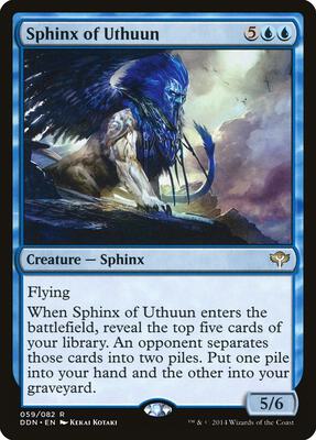 Sphinx of Uthuun card from Duel Decks: Speed vs. Cunning
