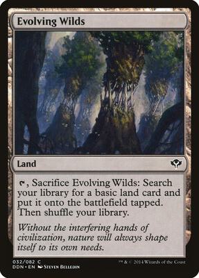 Evolving Wilds card from Duel Decks: Speed vs. Cunning