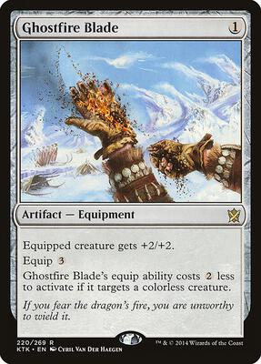 Ghostfire Blade card from Khans of Tarkir