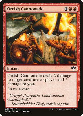 Orcish Cannonade card from Duel Decks: Speed vs. Cunning