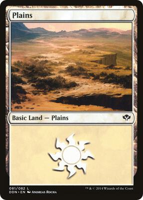 Plains (081) card from Duel Decks: Speed vs. Cunning