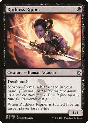 Ruthless Ripper card from Khans of Tarkir