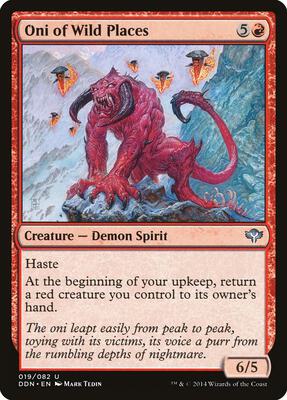 Oni of Wild Places card from Duel Decks: Speed vs. Cunning