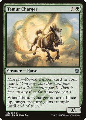 Temur Charger card from Khans of Tarkir