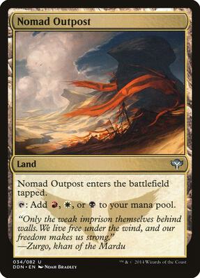 Nomad Outpost card from Duel Decks: Speed vs. Cunning