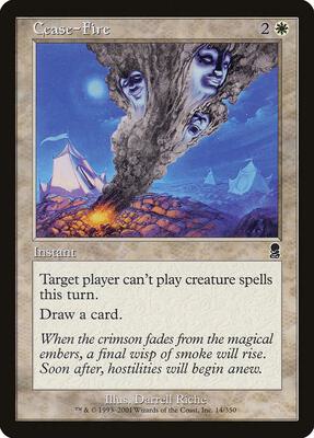 Cease-Fire card from Odyssey