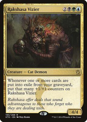 Rakshasa Vizier card from Khans of Tarkir