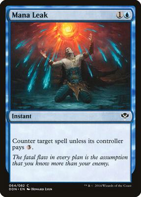 Mana Leak card from Duel Decks: Speed vs. Cunning