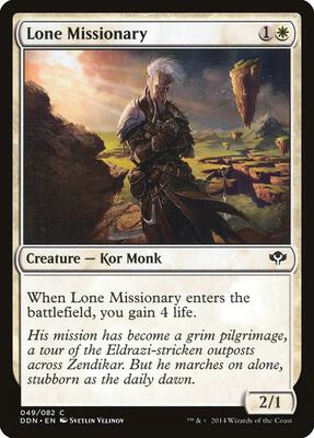 Lone Missionary card from Duel Decks: Speed vs. Cunning