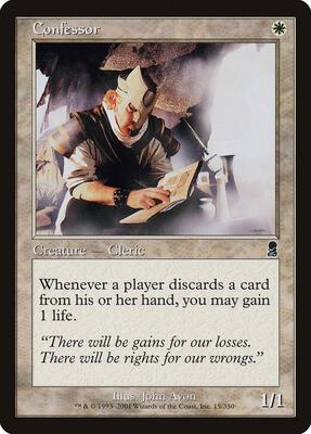 Confessor card from Odyssey