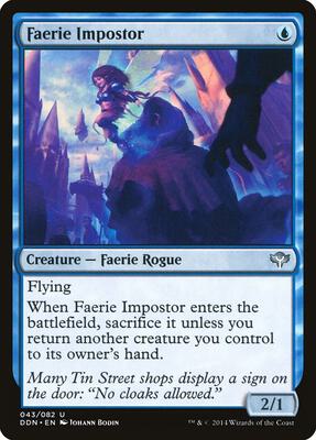 Faerie Impostor card from Duel Decks: Speed vs. Cunning