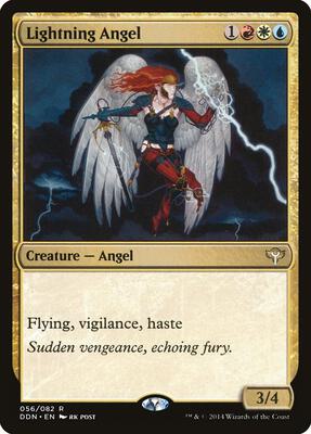 Lightning Angel card from Duel Decks: Speed vs. Cunning
