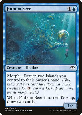 Fathom Seer card from Duel Decks: Speed vs. Cunning