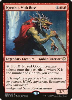 Krenko, Mob Boss card from Duel Decks: Speed vs. Cunning