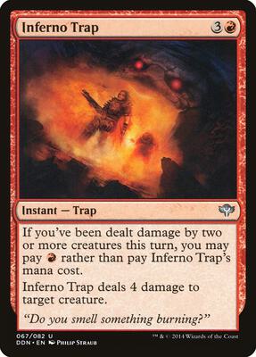 Inferno Trap card from Duel Decks: Speed vs. Cunning