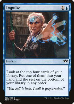 Impulse card from Duel Decks: Speed vs. Cunning