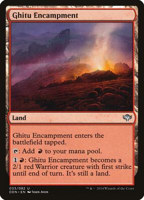 Ghitu Encampment card from Duel Decks: Speed vs. Cunning