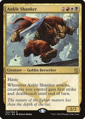Ankle Shanker card from Khans of Tarkir
