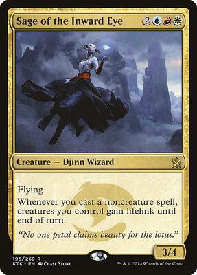 Sage of the Inward Eye card from Khans of Tarkir