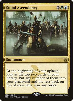 Sultai Ascendancy card from Khans of Tarkir