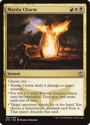Mardu Charm card from Khans of Tarkir