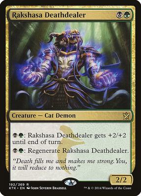 Rakshasa Deathdealer card from Khans of Tarkir