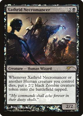 Xathrid Necromancer card from Media Promos