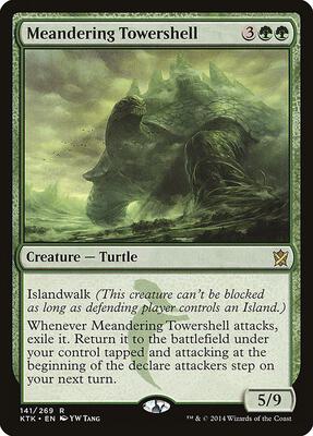 Meandering Towershell card from Khans of Tarkir