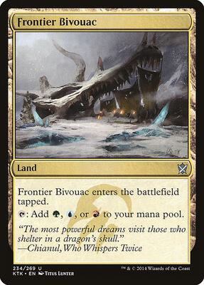 Frontier Bivouac card from Khans of Tarkir
