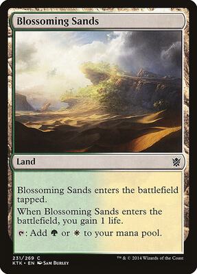 Blossoming Sands card from Khans of Tarkir