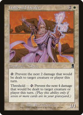 Hallowed Healer card from Odyssey
