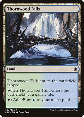 Thornwood Falls card from Khans of Tarkir