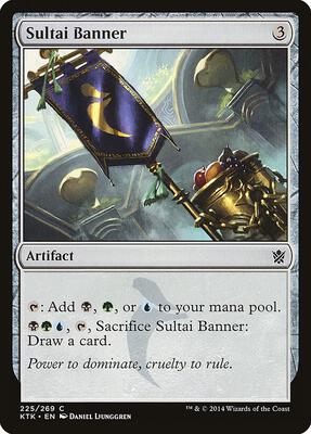 Sultai Banner card from Khans of Tarkir