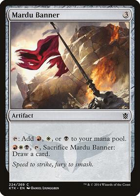 Mardu Banner card from Khans of Tarkir