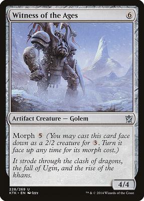 Witness of the Ages card from Khans of Tarkir