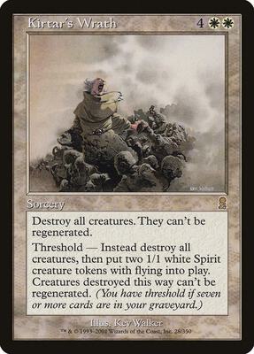 Kirtar's Wrath card from Odyssey