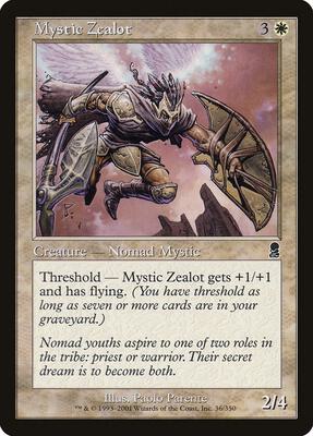 Mystic Zealot card from Odyssey