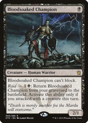 Bloodsoaked Champion card from Khans of Tarkir