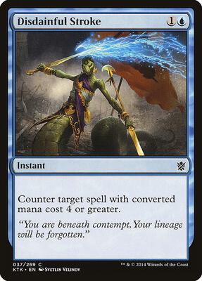 Disdainful Stroke card from Khans of Tarkir