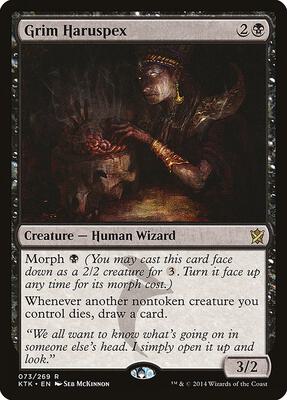 Grim Haruspex card from Khans of Tarkir