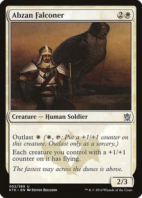 Abzan Falconer card from Khans of Tarkir