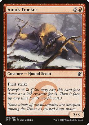 Ainok Tracker card from Khans of Tarkir