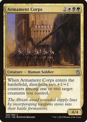 Armament Corps card from Khans of Tarkir