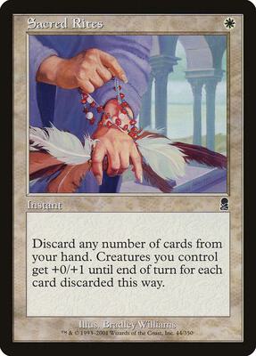 Sacred Rites card from Odyssey