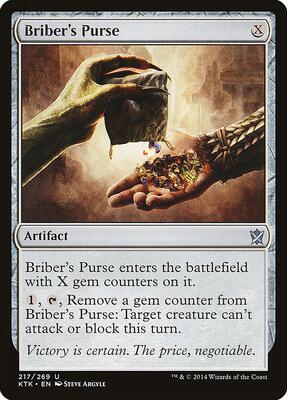 Briber's Purse card from Khans of Tarkir