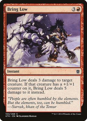 Bring Low card from Khans of Tarkir
