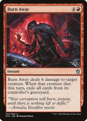Burn Away card from Khans of Tarkir