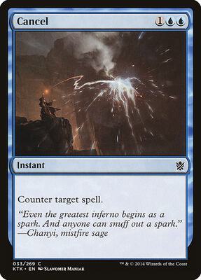 Cancel card from Khans of Tarkir