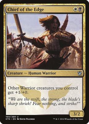 Chief of the Edge card from Khans of Tarkir
