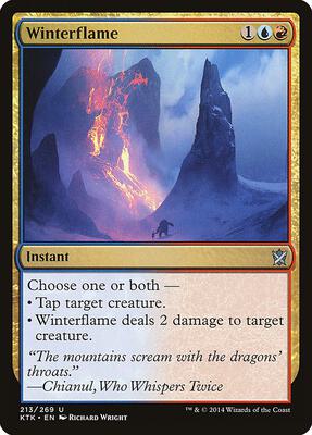 Winterflame card from Khans of Tarkir
